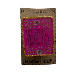 Natural life magnetic clip